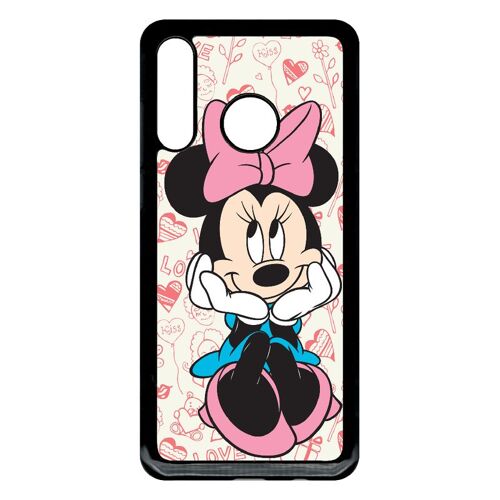 Coque huawei p30 lite - disney minnie love - noir