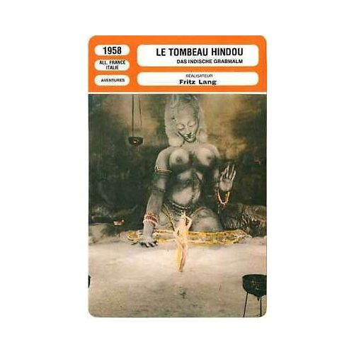Fiche Monsieur Cinema Le Tombeau Hindou (1958)