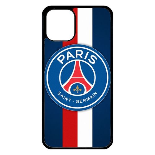 Coque Iphone 11 Pro - Psg Paris Saint Germain Bleu Blanc Rouge - Noir