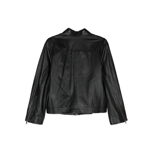 Forte Forte Veste En Cuir À Fermeture Zippée - Noir