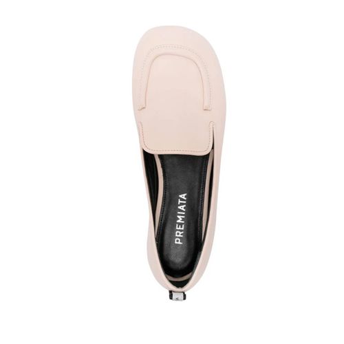 Premiata Ballerines En Cuir À Bout Carré - Rose - 36-37
