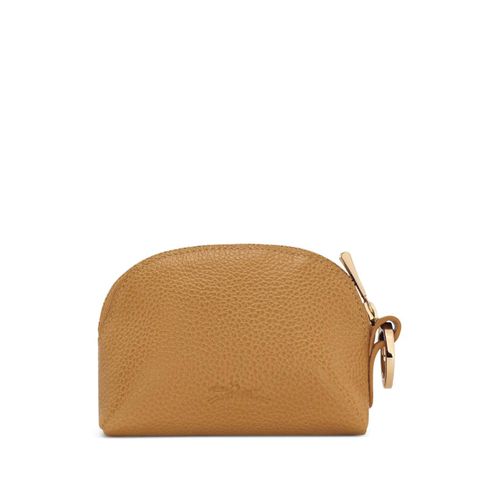 Longchamp porte-monnaie en cuir - Marron
