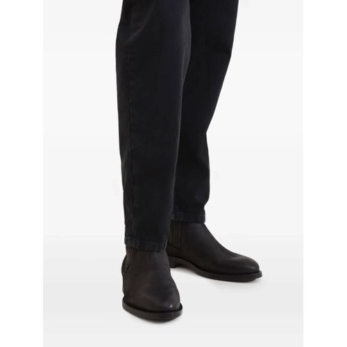 Brunello Cucinelli Bottines Chelsea En Cuir - Noir