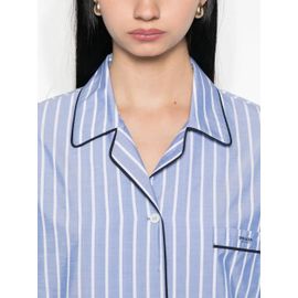 Prada Chemise À Rayures - Bleu