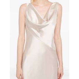 Amsale Robe Longue En Satin - Tons Neutres