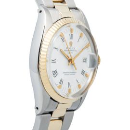 Rolex Montre Date 34 Mm Pre-Owned - Blanc