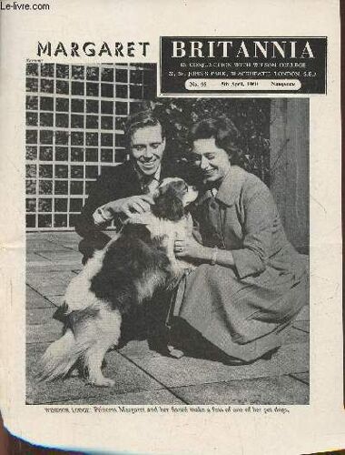 Britannia N°95- 5th April 1960-Sommaire: Margaret- Game Reserves Of South Africa- Wrestling Un The Lake District- In Search Of London- Hot Cross Buns- House Of Lord Byron - Banking Plays A Vital Role(...)