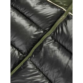 Guess Kids Doudoune Bicolore À Capuche - Vert