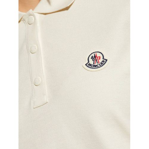 Moncler Polo À Patch Logo - Tons Neutres