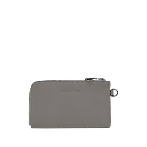 Longchamp pochette Le Pliage Xtra en cuir - Gris