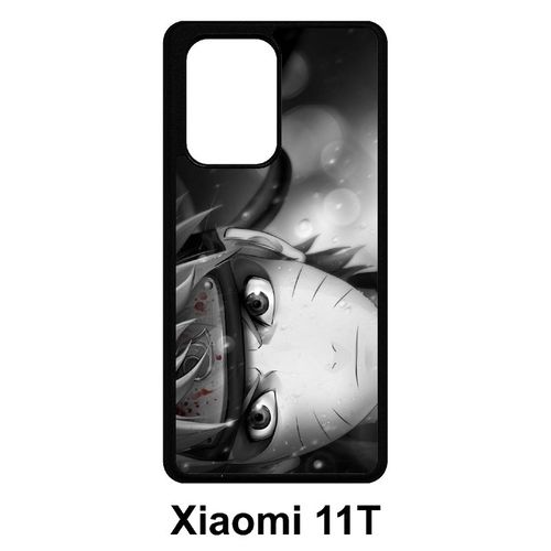 Coque Pour Xiaomi 11t - Naruto Black And White - Silicone - Noir