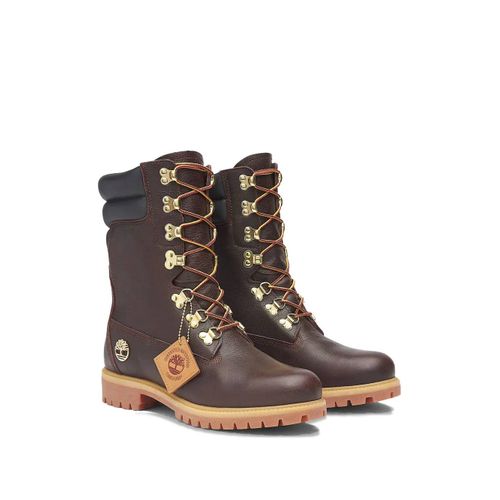 Timberland Bottines Premium Tall Lace Up Waterproof 'brown' - Marron
