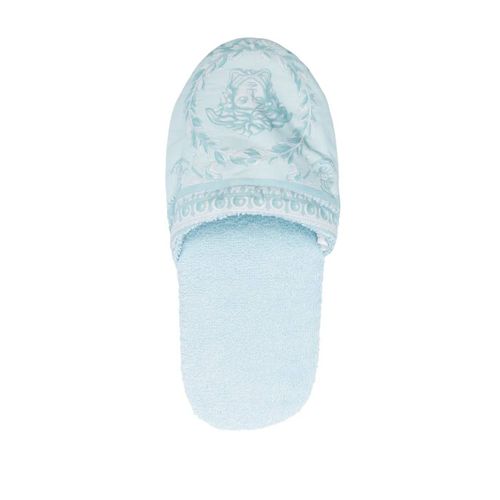 Versace Chaussons I Love Baroque - Bleu