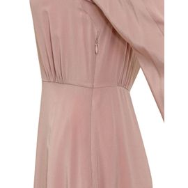 Max Mara Robe Levante À Coupe Mi-Longue - Rose