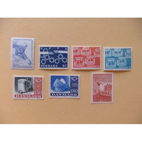 Danemark Les Pensées Européennes Europa Meelopers Timbres ** Mnh