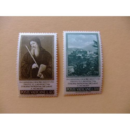 Vaticano 1965 Les Pensées Européennes Europa Meelopers Timbres 432 / 33 ** Mnh