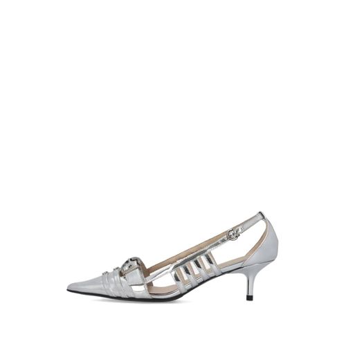 Pinko Escarpins En Cuir À Brides - Argent