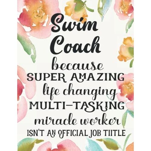 Swim Coach Monthly Planner 2022-2023: Gifts For Women Thank You Appreciation Present For Co-Workers, Clients, Family Or Friends