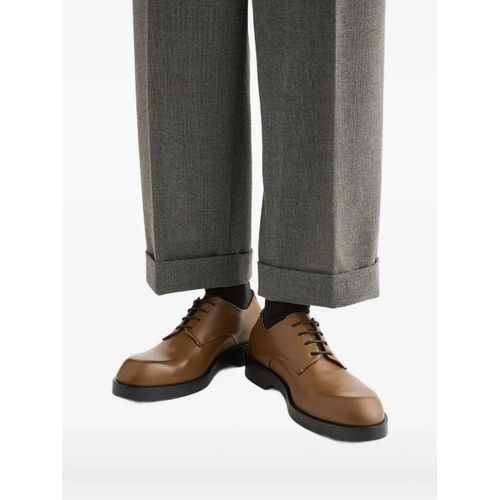 Jil Sander Derbies En Cuir - Marron