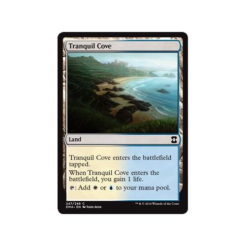 Crique Tranquille - Tranquil Cove - Magic Mtg - Eternal Masters - C