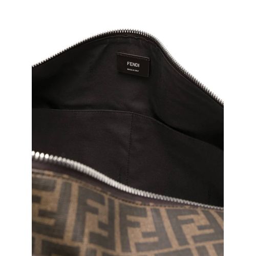 FENDI grand sac fourre-tout à logo FF - Marron