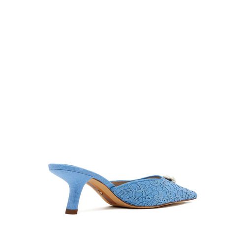 Sam Edelman Mules Ornées De Dentelle À Bout Pointu 60 Mm - Bleu