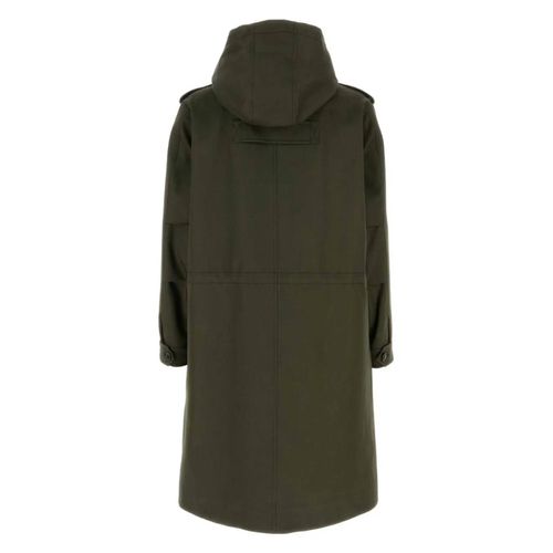 Valentino Garavani Manteau En Coton - Vert