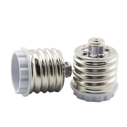 Adaptateur D'alimentation Led, Douille E40 À E27, Support De Base De Lampe, Prolongateur De Prise, Convertisseur D'ampoule Led, 2 Pièces