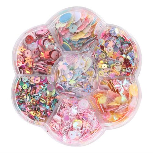 Banderole D'Anniversaire Pour Fête, Confettis De Couleur Or, Rose, Argent, Paillettes, Trou Irrégulier, Ensemble D'Accessoires Pour Vêtements Brillants