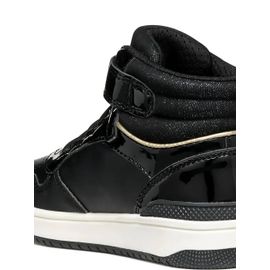 Geox Kids Baskets Montantes Washiba Vernies - Noir