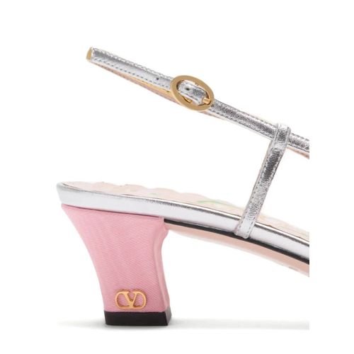 Valentino Garavani Escarpins Bowow 45 Mm À Bride Arrière - Rose