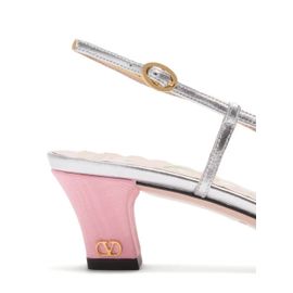 Valentino Garavani Escarpins Bowow 45 Mm À Bride Arrière - Rose