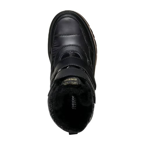 Geox Kids Bottines Adelhide À Doublure En Fourrure Artificielle - Noir