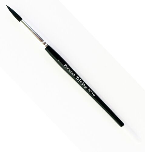 Pinceau Rond Aquarelle Mélange Extra -Fin N°16 - Lot De 10 Pinceaux