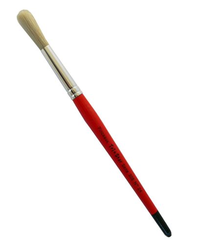 Brosse Ronde Soie De Porc N°24 - Lot De 10 Brosses