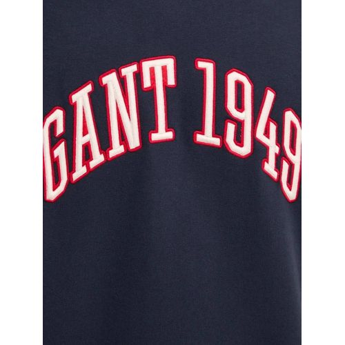 Gant Sweat À Logo Brodé - Bleu