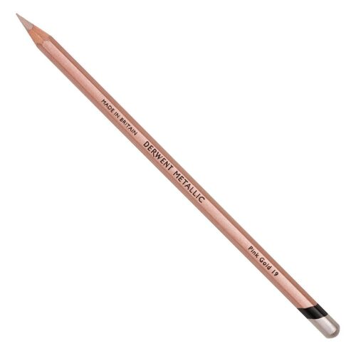 Derwent - Metallic - Crayon De Couleur Métallisée Rose Doré