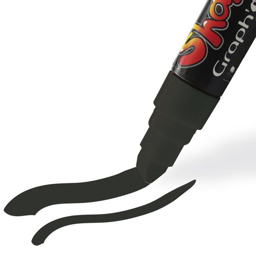 Graph'it Shake Marqueur À Encre Pigmentée Pointe Xl 9909 - Black