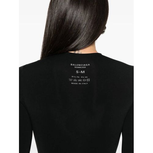 Balenciaga Body À Col Ras-De-Cou - Noir