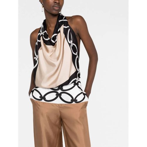 Valentino Garavani Combinaison Chain 1967 Foulard En Soie - Tons Neutres