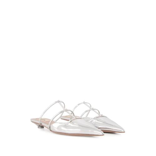 Valentino Garavani Mules Palladium 20 Mm - Argent
