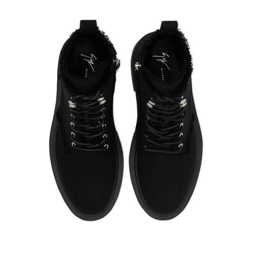 Giuseppe Zanotti Bottines À Bout Rond - Noir - 40