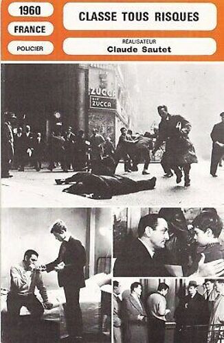 Fiche Monsieur Cinema Classe Tous Risques