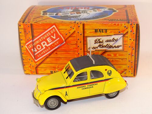 Norev 1/43 Citroen 2cv Commerciale 1957 Avec Boite Et Fascicule N25-Norev