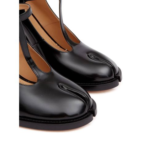 Maison Margiela Escarpins Ourgeoise 100 Mm À Semelle Épaisse - Noir