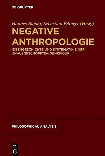 Negative Anthropologie