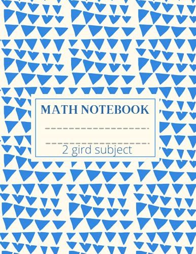 Math Notebook Gird 2 Subject: Graph Ruled Paper, 100 Sheets,Graph Paper Notebook|Grid Paper For Math And Science Students, Quad Ruled ( 120 Pages, 8.5 ... Composition
