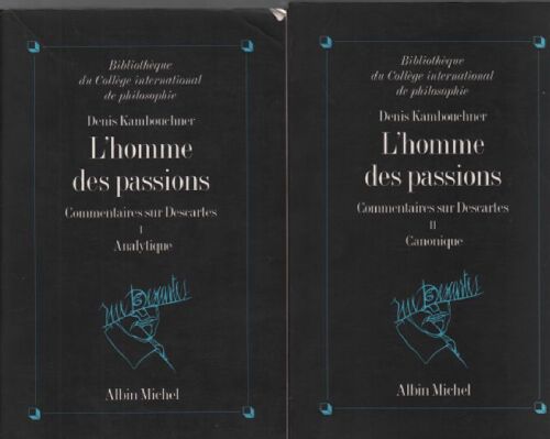 L'homme Des Passions/ Commentaires Sur Descartes / 2 Tomes