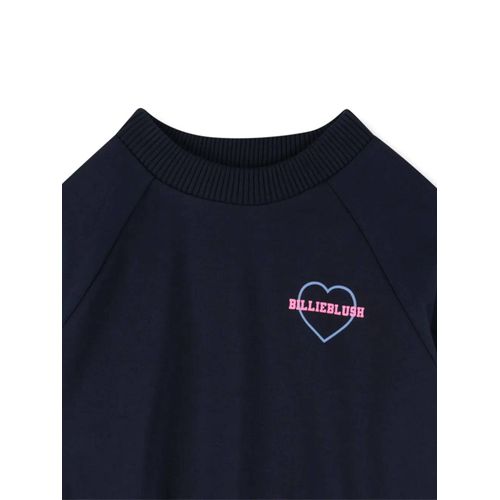 Billieblush Robe Courte À Coeurs - Bleu