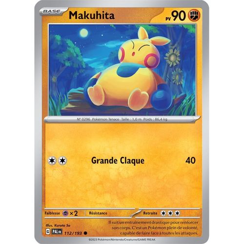 Makuhita - 112/193 - Evolutions À Paldea